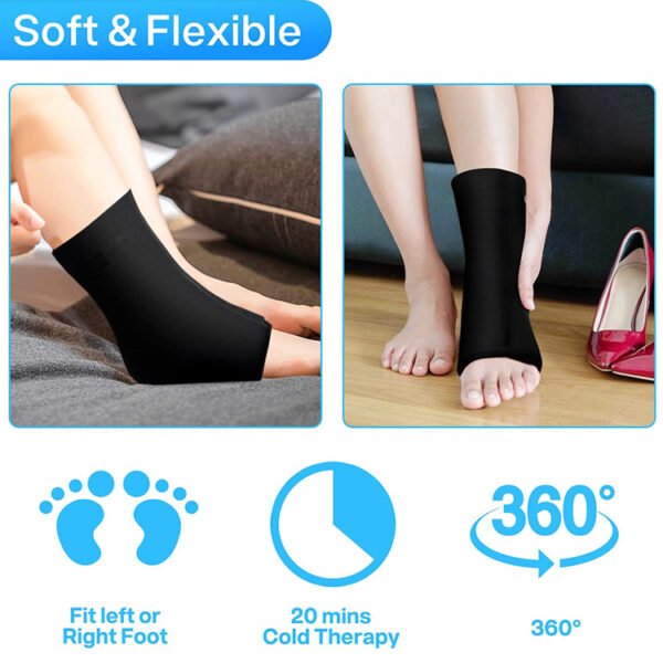 Ankle Foot Ice Pack Wrap - Image 3