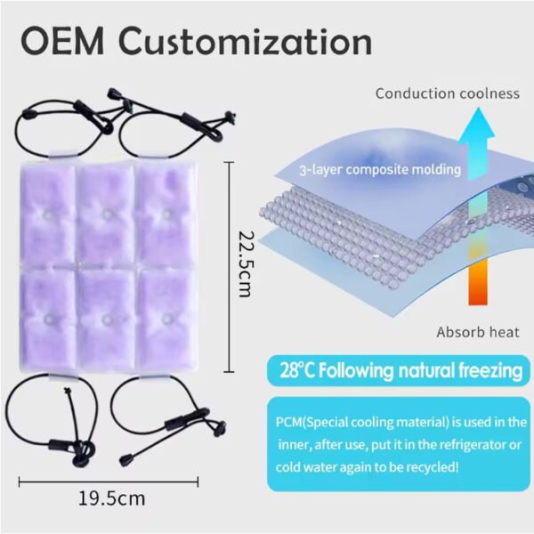 PCM Cooling Pad for BackPack - Image 4