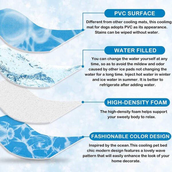 Water Wave Pet Cooling Mat - Image 6