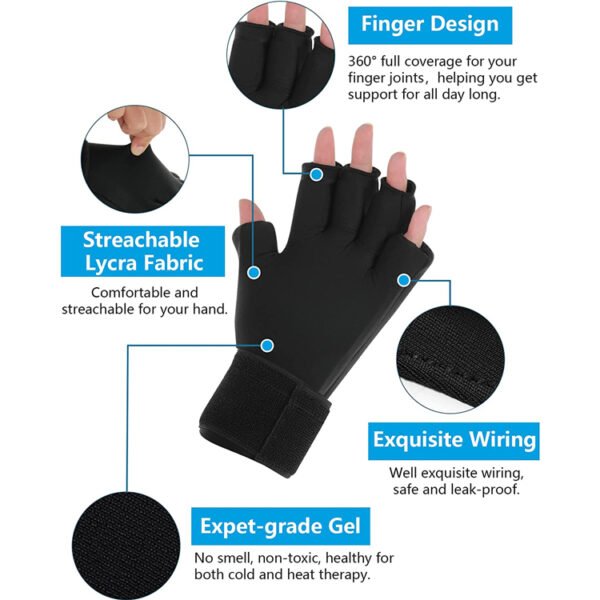 Finger Arthritis Compression Ice Glove - Image 2