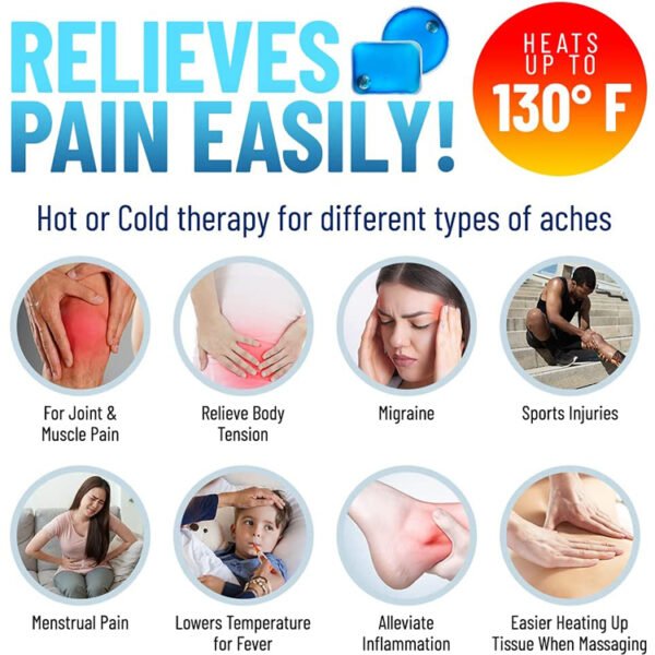 Reusable Hand Warmer Click Heat Pack Gel Hot Pack - Image 3