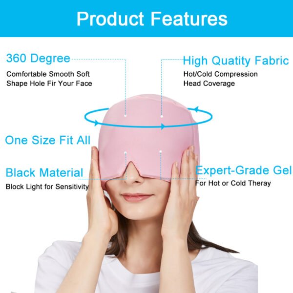 Headache and Migraine Relief Cap with Top - Image 2
