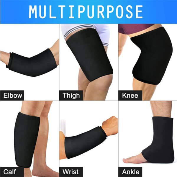 Knee Ice Pack Wrap Compression Sleeve - Image 8