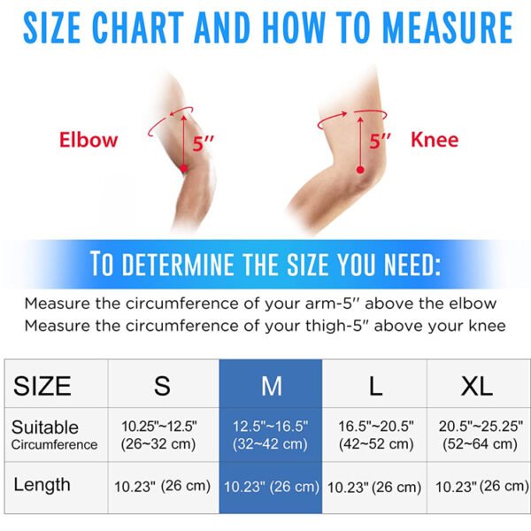 Knee Ice Pack Wrap Compression Sleeve - Image 10