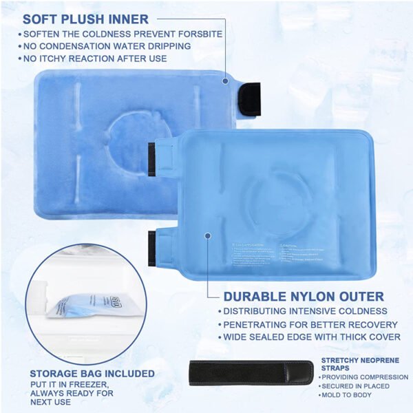 Knee Hot Cold Pack with Strap - Image 4
