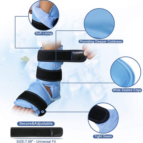Foot Hot Cold Pack Wrap with Strap - Image 5