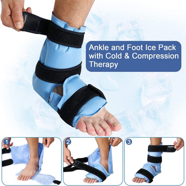Foot Hot Cold Pack Wrap with Strap - Image 4