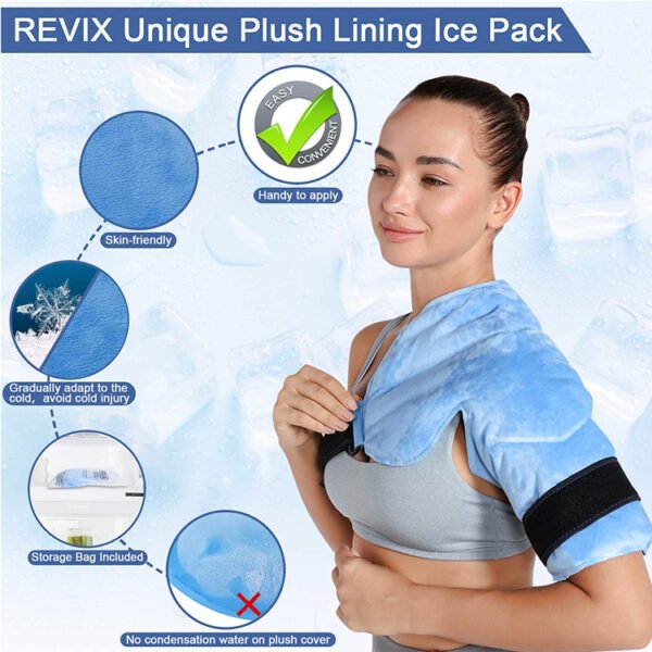 Shoulder Hot Cold Pack Wrap with Strap - Image 6