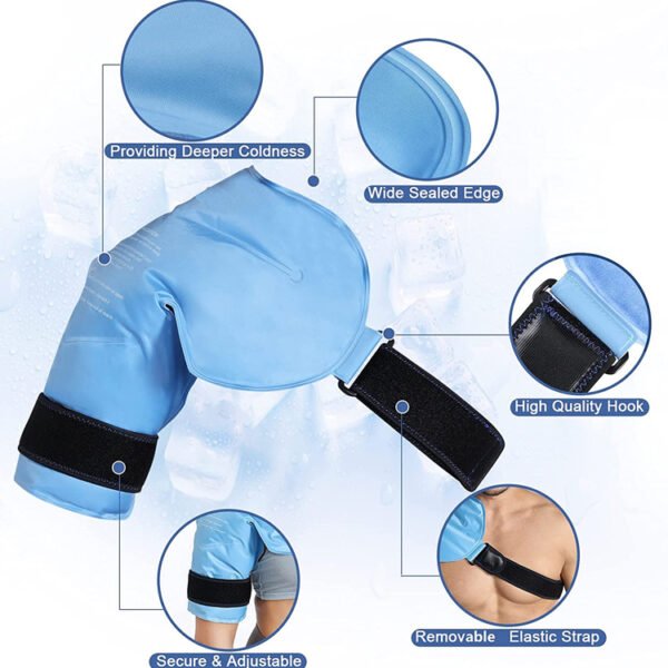 Shoulder Hot Cold Pack Wrap with Strap - Image 5