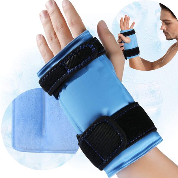 hand hot cold pack wrap with strap