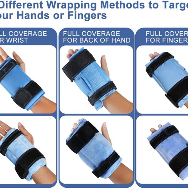 Hand Hot Cold Pack Wrap with Strap - Image 5