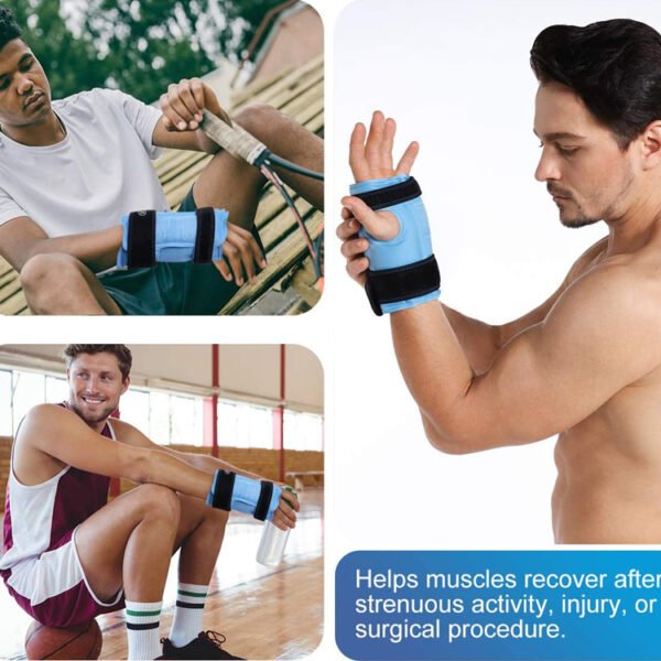 Hand Hot Cold Pack Wrap with Strap - Image 4