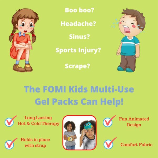 Kids Ice Packs for Boo Boos with Strap - Image 4