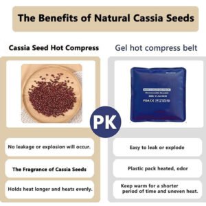 cassia seed heated tummy wrap