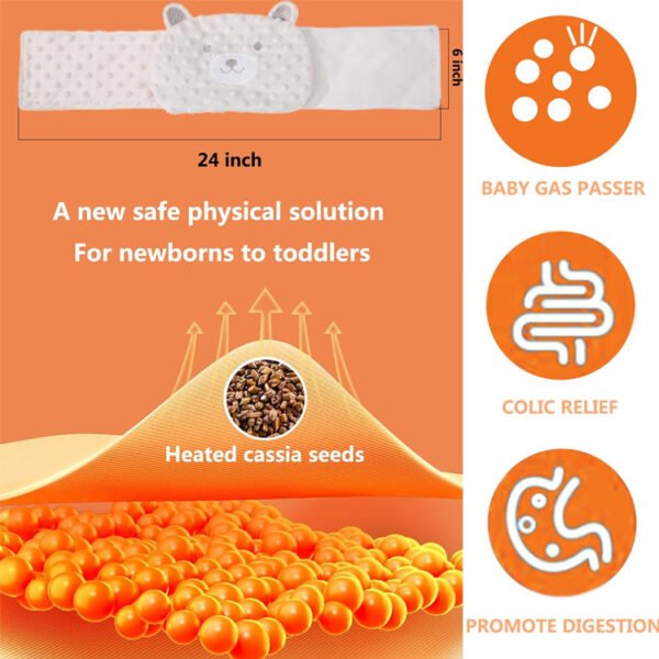 cassia seed heated tummy wrap
