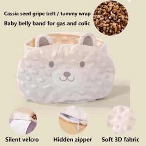 cassia seed heated tummy wrap