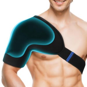 double layers gel shoulder ice pack wrap