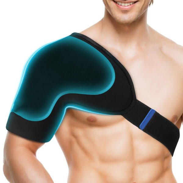 double layers gel shoulder ice pack wrap