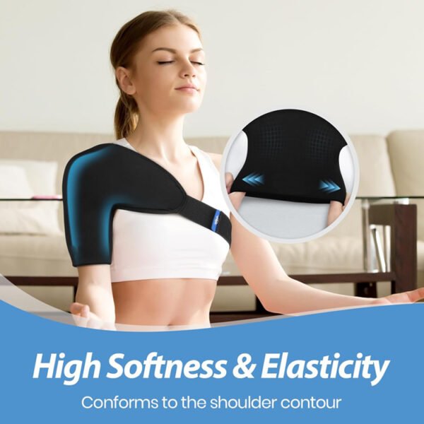 double layers gel shoulder ice pack wrap