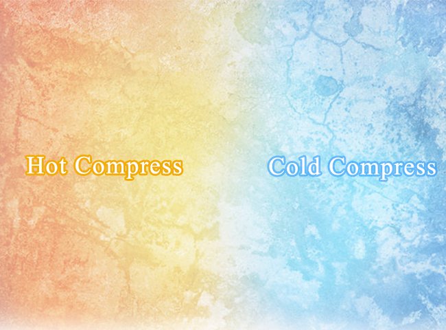 hot compress or cold compress