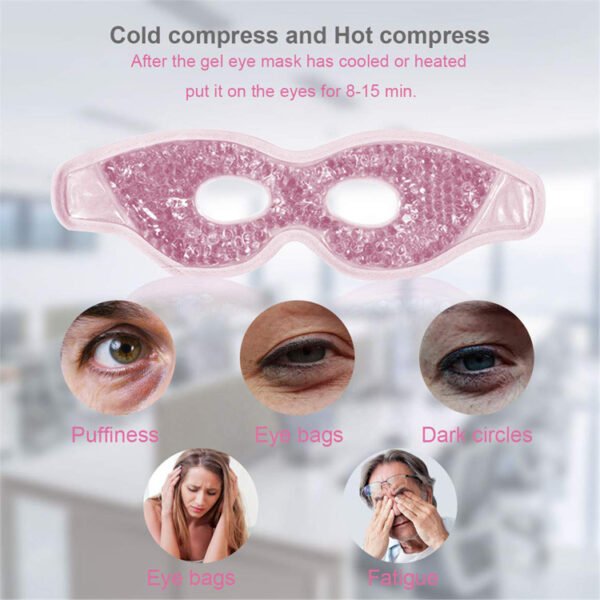 gel eye mask with holes