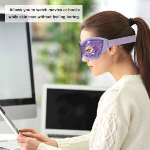 gel eye mask with holes
