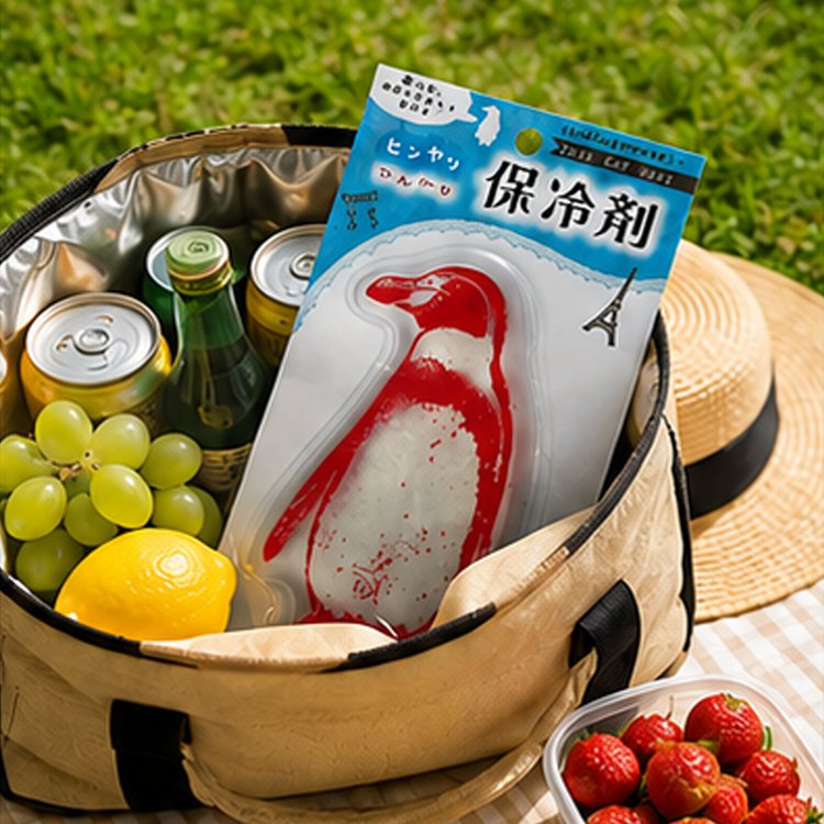 Penguin Shape Reusable Gel Ice Pack for Lunch Box - Image 3