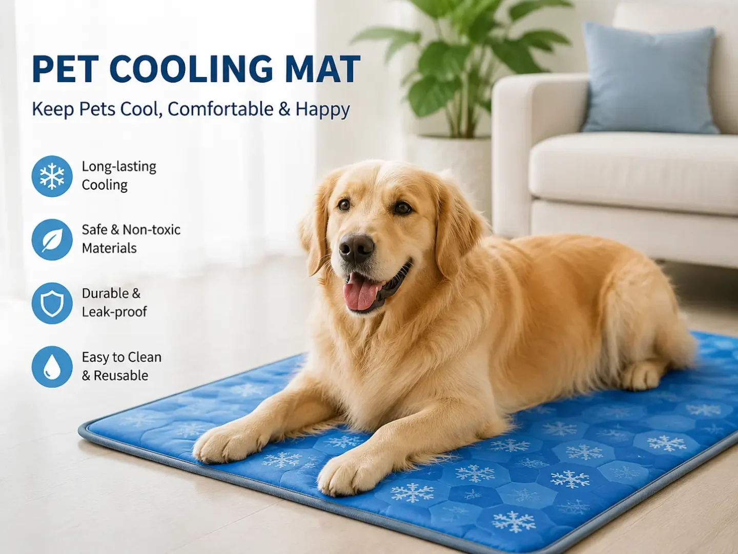 Pet cooling mat for Post