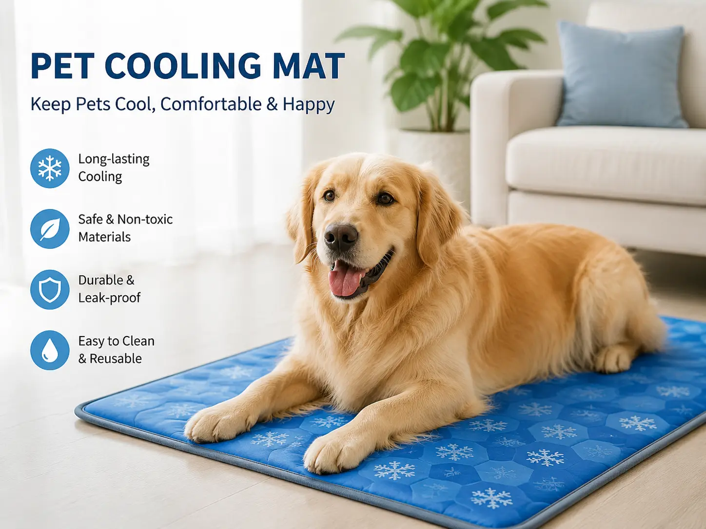 Pet cooling mat for Post