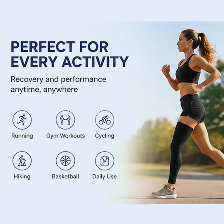 Full Leg Ice Pack Wrap with 360° Coverage