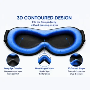3D Cooling Gel Weighted Eye Mask
