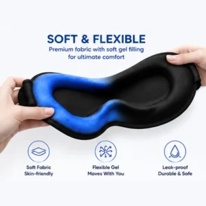3D Cooling Gel Weighted Eye Mask