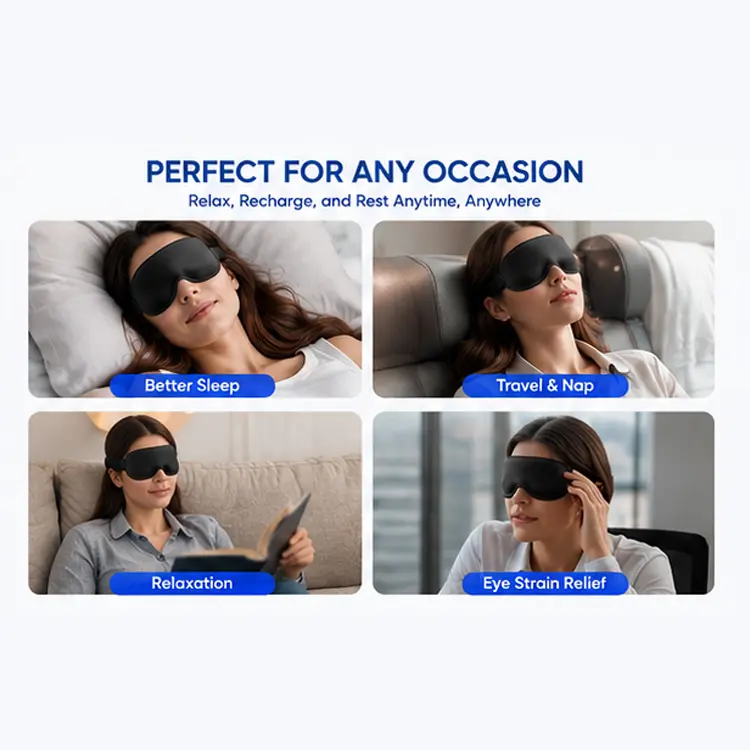 3D Cooling Gel Weighted Eye Mask